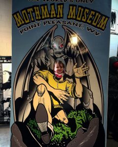 Photo Opt at the Mothman Museum